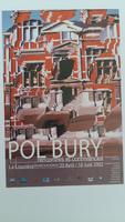 Affiche <em><strong>Pol Bury : rencontres et connivences [Exposition]. </strong></em>Musée Ianchelevici (La louvière), 20 avril au 16 juin 2002
